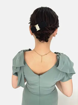 ヘアアレンジ ヘアセット🎀推し活 市川駅近🩵MIHOのヘアスタイル