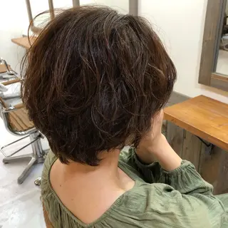 ショート 🌷無料ボブ カットモデル🌷雅のヘアスタイル