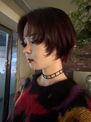 ショート 田中 里奈のヘアスタイル
