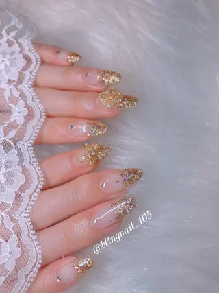 ネイル 23時まで❤︎韓国、 ワンホンネイルのネイルデザイン