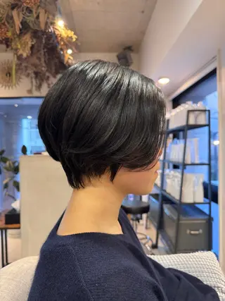 ショート ハイトーン/パーマ 大名 sakiのヘアスタイル