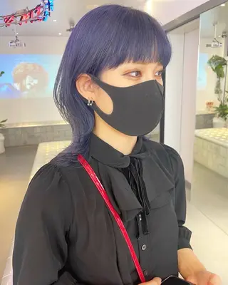 ミディアム カラー ツヤ髪ハイトーン ×レイヤー🌝リオのヘアスタイル