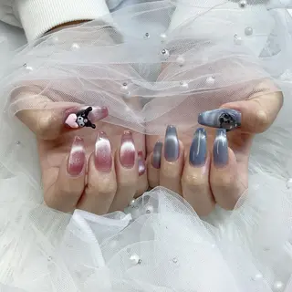 ネイル パーツ全部¥110 サロンミミのネイルデザイン