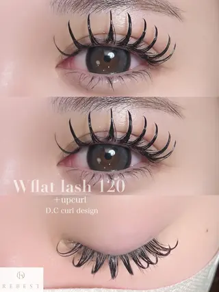 マツエク・マツパ ＲＥＢＥＳＴ ｅｙｅｌａｓｈのマツエク・マツパデザイン