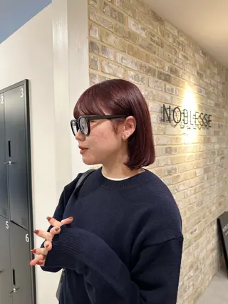 カラー kano🌈 ボブ/レイヤーのヘアスタイル