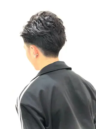 ショート メンズ ベイリコルド　アトリ 店長　宮城一真のヘアスタイル