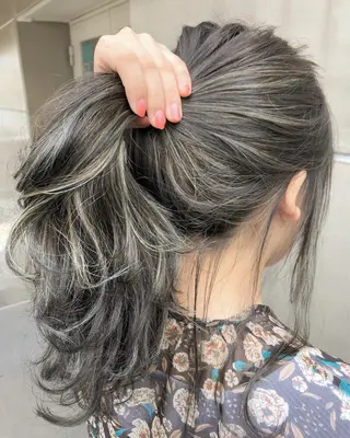 ミディアム カラー 北間 寛哉のヘアスタイル