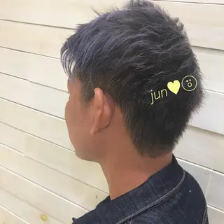 ショート メンズ インナーカラー /ヘアメ じゅんのヘアスタイル