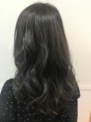 ロング カラー 馴染ませNo.1🧃 エクステ・アレンジのヘアスタイル