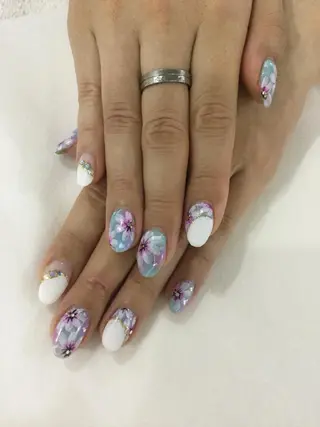 ネイル 💎🐰 saki. m 🐰💎のネイルデザイン