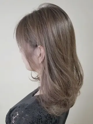 ミディアム カラー 熊本市東区 /Ririkaのヘアスタイル