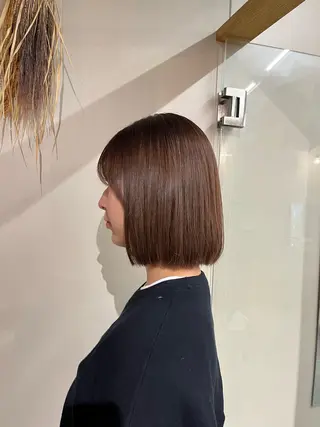 ショート カラー 🌼花屋併設🌼 木下奈々望のヘアスタイル