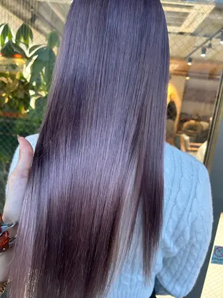 セミロング カラー 🌷横浜/レイヤー /艶カラー🌷のヘアスタイル