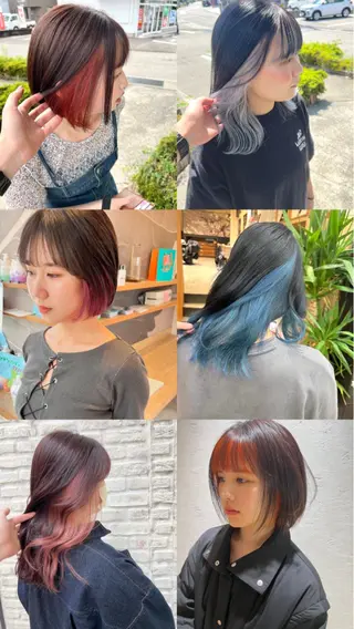 カラー 池本 勇大のヘアスタイル