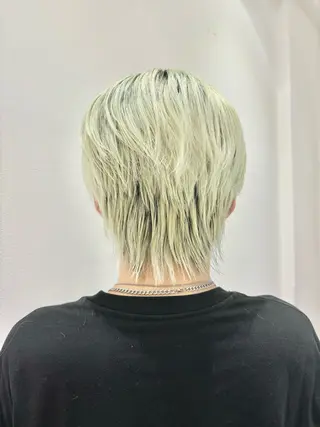 ショート カラー ヘアアレンジ メンズ ミドウチ アヤカのヘアスタイル