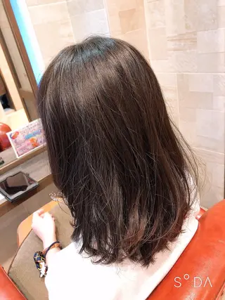 ミディアム 髪質改善 カラーJILLのヘアスタイル