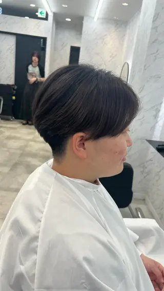 ショート メンズ 韓国パーマ 美容師 和田爽良のヘアスタイル