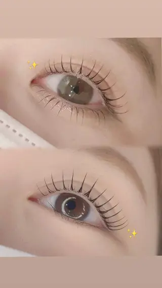 パーマ Tetyna川越 mokaのマツエク・マツパデザイン