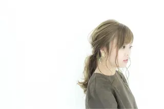 セミロング ロング カラー ヘアアレンジ 西川 ヒロキのヘアスタイル