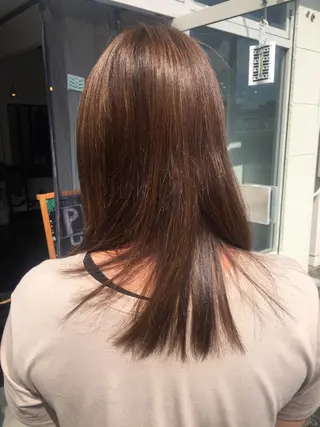 カラー 中山 ルミ子のヘアスタイル
