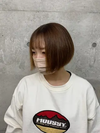 ショート カラー クセを最大限に活かす メンズパーマ奈良大祐のヘアスタイル