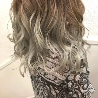 ロング カラー 髪質改善/美髪矯 正ヤマモトハルキのヘアスタイル
