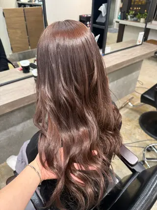 カラー ルシ🎨/ハイトーン デザイン/髪質改善のヘアスタイル