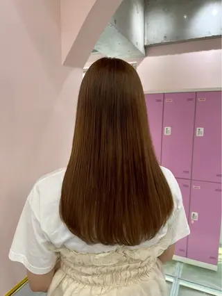 ロング カラー レイン🌏🌱 似合わせ/ハイトーンのヘアスタイル