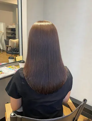 ミディアム カラー MIREI /韓国風 ショート/大阪美容室のヘアスタイル