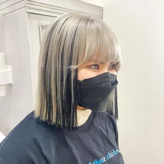 ミディアム 推しカラー🌙 RIHOのヘアスタイル