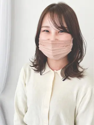 ミディアム 小林 正樹のヘアスタイル