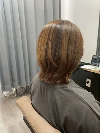 ミディアム 梨沙_ 蘇我2号店のヘアスタイル