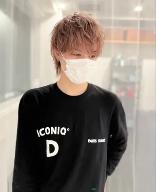 ショート カラー メンズ メンズ特化美容師/ NANA/中屋真之介のヘアスタイル
