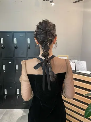 ロング ヘアアレンジ 久保田 千尋のヘアスタイル