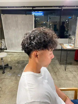 パーマ メンズ メンズパーマ 特化/中川拓也のヘアスタイル