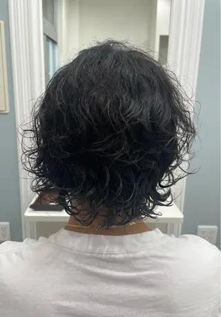 ミディアム パーマ メンズ 川崎/スタイリスト /髪質改善🫧のヘアスタイル