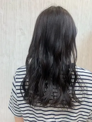 ロング カラー 曽我 夏生のヘアスタイル