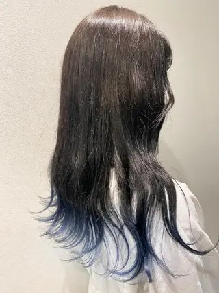 カラー ロング 髪質改善/ブリーチ 田代 龍我のヘアスタイル