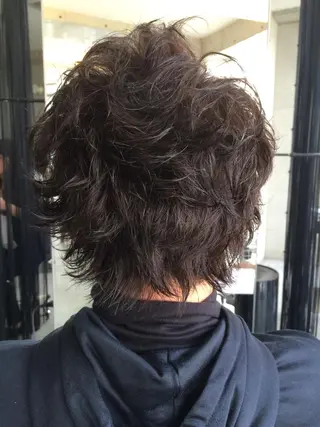 ショート カラー パーマ メンズ SUNNY GRACEのヘアスタイル