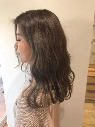 ロング カラー 縮毛矯正/髪質改善/ 艶髪ササキナツミのヘアスタイル