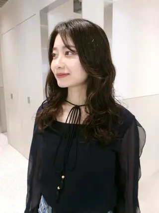 ロング パーマ KEI パーマ/レイヤーのヘアスタイル