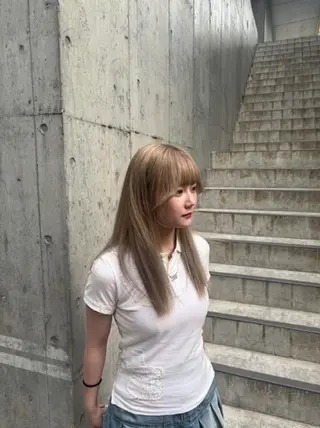 カラー ギャル/ハイトーン 特化/ルイヤのヘアスタイル