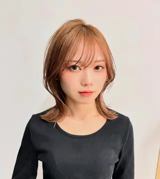 ミディアム 田中 陸雄のヘアスタイル