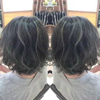 ショート カラー 青木 茂樹⭐️ 透明感カラーのヘアスタイル