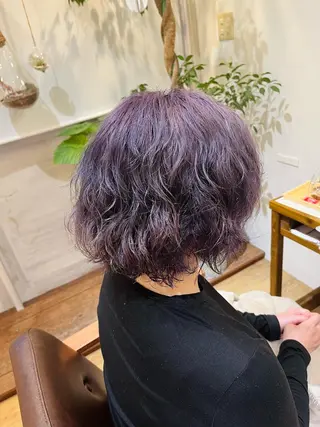 カラー パーマ 土屋 悠人のヘアスタイル
