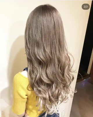 ロング カラー ハイトーンカラー× 髪質改善　川嶋宏旭のヘアスタイル