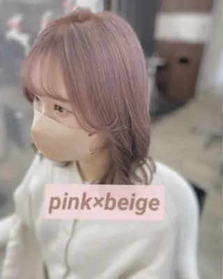 ミディアム いけがみ ゆかなのヘアスタイル