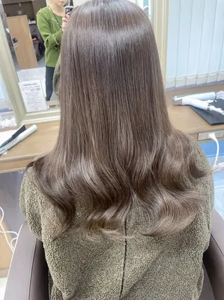 セミロング カラー 店長福島成美/髪質 改善縮毛矯正/カラーのヘアスタイル