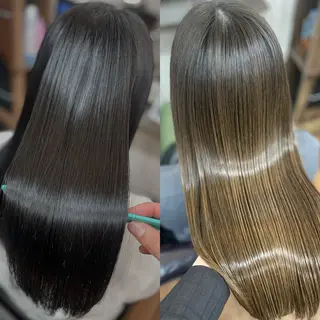 ロング 北本/髪質改善/店長 岩渕 元気のヘアスタイル