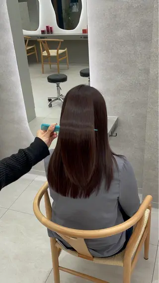 セミロング 小野 康生のヘアスタイル